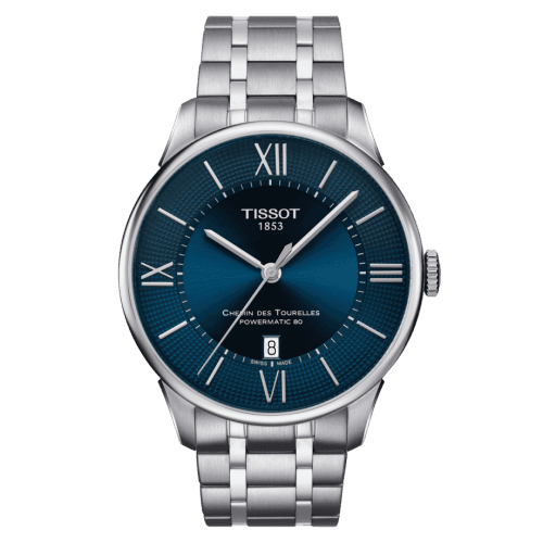 Tissot Chemin Des Tourelles Powermatic 80 42 Stainless Steel / Blue / Bracelet