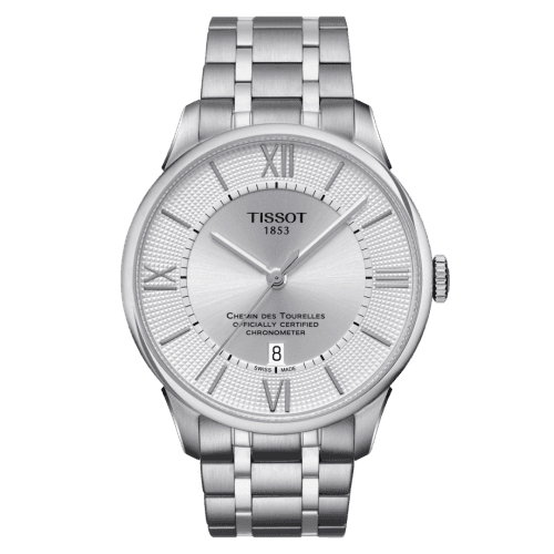 Tissot Chemin Des Tourelles Powermatic 80 COSC 42 Stainless Steel / Silver / Bracelet