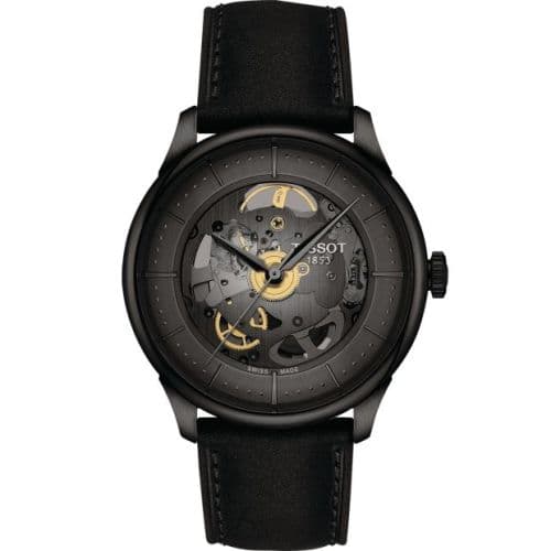 Tissot Chemin Des Tourelles Squelette PVD / Black