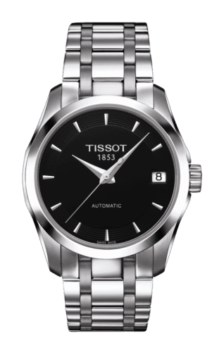 Tissot Couturier Automatic Ladies Black