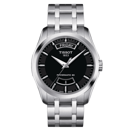 Tissot Couturier Powermatic 80 39 Stainless Steel / Black / Bracelet