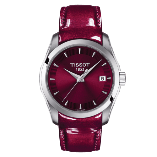 Tissot Couturier Quartz 32 Stainless Steel / Red / Strap