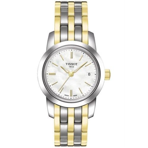 Tissot Dream Quartz 28 Stainless Steel / PVD Yellow Gold / MOP / Bracelet