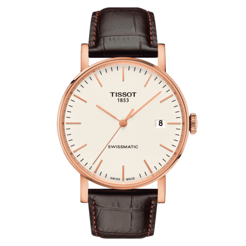Tissot Everytime Swissmatic 41 Rose Gold / Silver / Strap