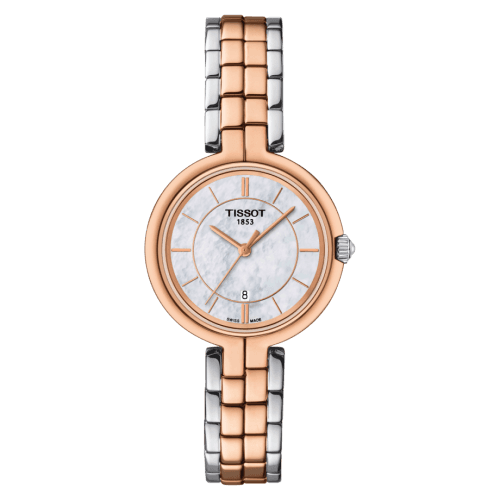 Tissot Flamingo Stainless Steel - Rose Gold/ MOP / Bracelet