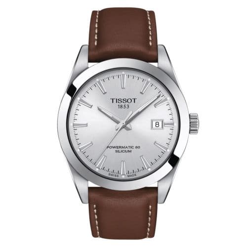 Tissot Gentleman Powermatic Stainless Steel / Silver / Strap