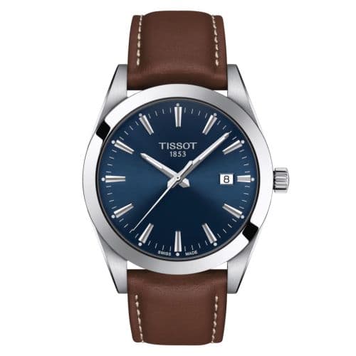 Tissot Gentleman Quartz Stainless Steel / Blue / Strap