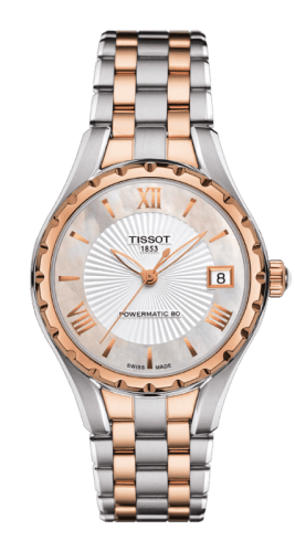 Tissot Lady 80 Automatic Stainless Steel / PVD Gold / MOP