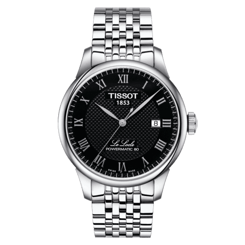 Tissot Le Locle Powermatic 80 39.3 Stainless Steel / Black / Bracelet