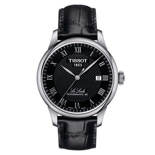Tissot Le Locle Powermatic 80 39.3 Stainless Steel / Black / Strap