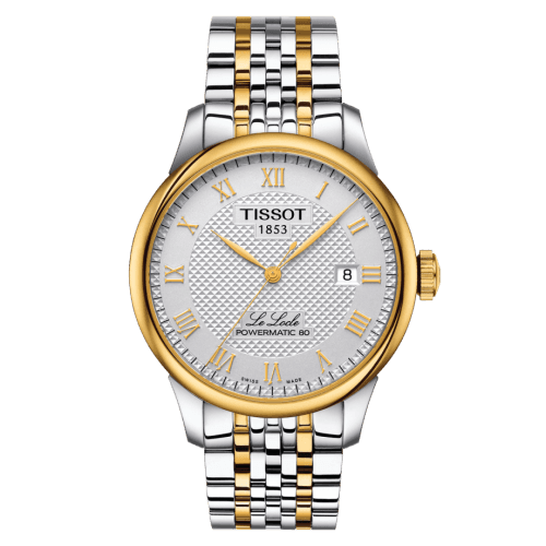Tissot Le Locle Powermatic 80 39.3 Stainless Steel - Yellow Gold / Silver / Bracelet