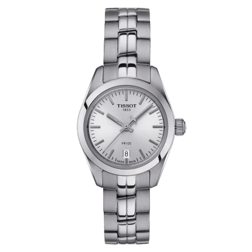 Tissot PR 100 Quartz 25 Stainless Steel / Silver / Bracelet