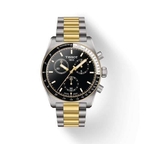 Tissot PR516 Chronograph Quartz Stainless Steel - Yellow Gold / Black / Bracelet