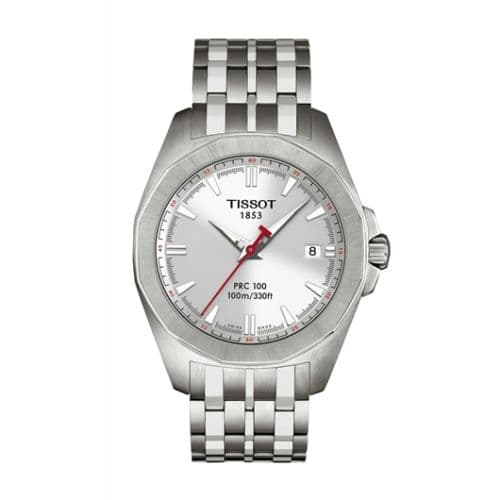Tissot PRC 100 Quartz 41.3 Stainless Steel / Silver / Bracelet