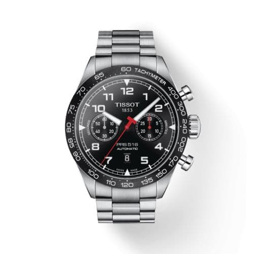 Tissot PRS 516 Automatic Chronograph Stainless Steel / Black / Bracelet