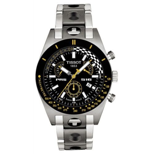 Tissot PRS 516 Quartz Chronograph 40 Stainless Steel / Black / Bracelet