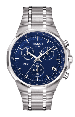 Tissot PRX Chronograph Quartz Stainless Steel / Blue