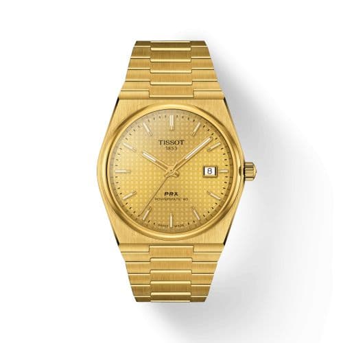 Tissot PRX Powermatic 80 Yellow Gold / Champagne