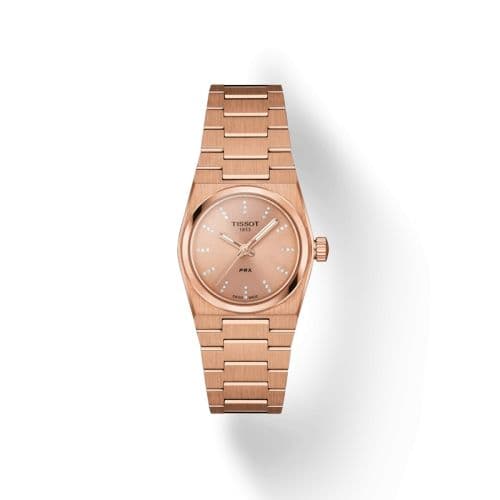 Tissot PRX Quartz 25 Rose Gold / Rose - Diamond