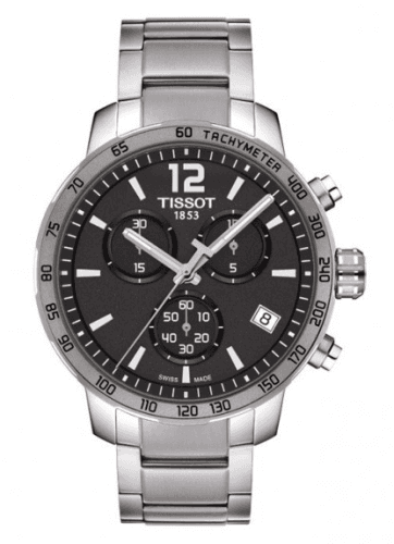 Tissot Quickster Chronograph Stainless Steel / Grey / Bracelet