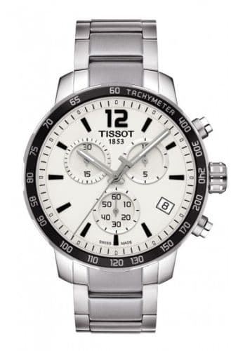 Tissot Quickster Chronograph Stainless Steel / Silver / Bracelet