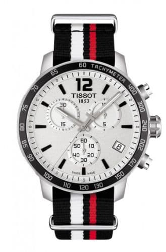 Tissot Quickster Chronograph Stainless Steel / Silver / NATO