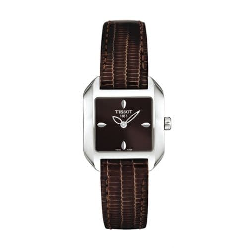 Tissot T-Wave Square Quartz 23.6 Stainless Steel / Black / Strap