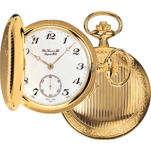 Tissot Tissot Savonnette Mechanical Brass / Yellow Gold / White