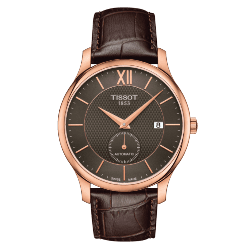 Tissot Tradition Automatic Small Second Rose Gold PVD / Grey