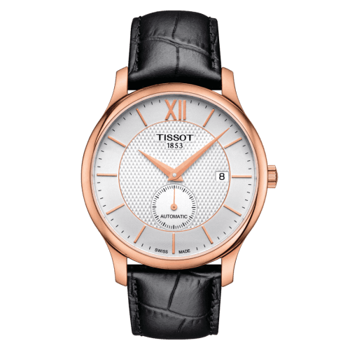 Tissot Tradition Automatic Small Second Rose Gold PVD / Silver