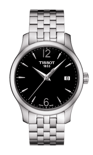 Tissot Tradition Lady Stainless Steel / Black / Bracelet