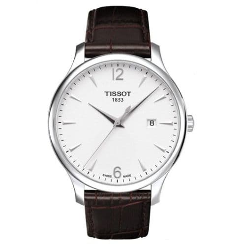 Tissot Tradition Quartz 42 Stainless Steel / Silver / Strap