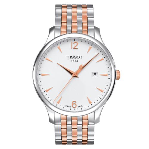 Tissot Tradition Stainless Steel - Rose Gold / Silver