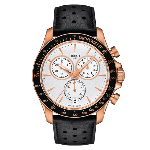 Tissot V8 Quartz Chronograph Rose Gold / Silver