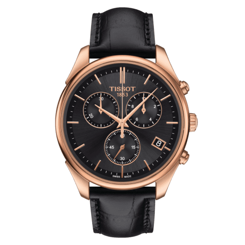 Tissot Vintage Chronograph 18k Gold / Black