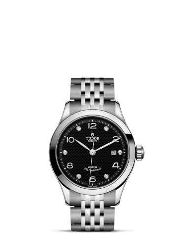 Tudor 1926 28 Stainless Steel / Black - Diamond