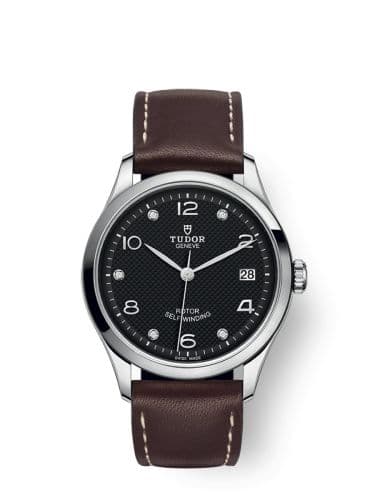 Tudor 1926 36 Stainless Steel / Black - Diamond / Strap