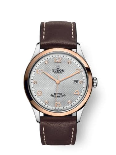 Tudor 1926 39 Stainless Steel / Rose Gold / Silver - Diamond / Strap