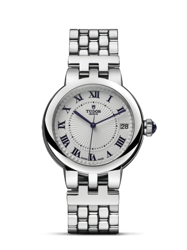 Tudor Clair de Rose 34 Stainless Steel / Silver-Roman/ Bracelet