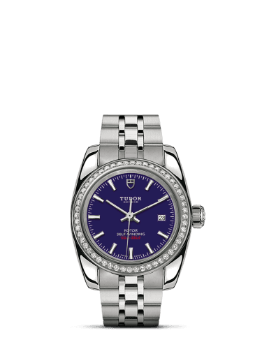 Tudor Classic 28 Stainless Steel / Diamond / Blue / Bracelet