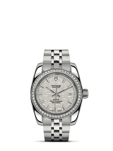 Tudor Classic 28 Stainless Steel / Diamond / Silver / Bracelet