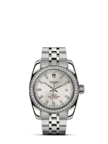Tudor Classic 28 Stainless Steel / Diamond / Silver / Bracelet