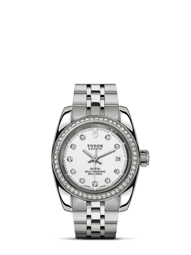 Tudor Classic 28 Stainless Steel / Diamond / White-Diamond / Bracelet