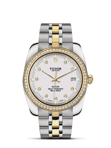 Tudor Classic 38 Stainless Steel / Yellow Gold / Diamond / White-Diamond / Bracelet