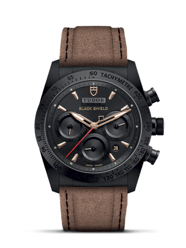 Tudor Fastrider Black Shield Ceramic / Black-Sand / Alcantara