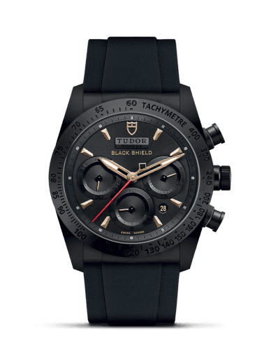Tudor Fastrider Black Shield Ceramic / Black-Sand / Rubber