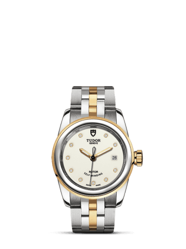 Tudor Glamour Date 26 Stainless Steel / Yellow Gold / Opaline-Diamond / Bracelet