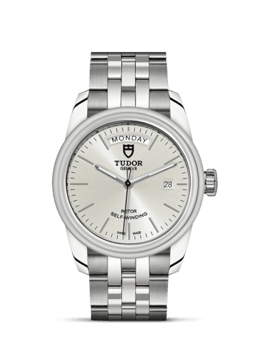 Tudor Glamour Day + Date Stainless Steel / Silver / Bracelet