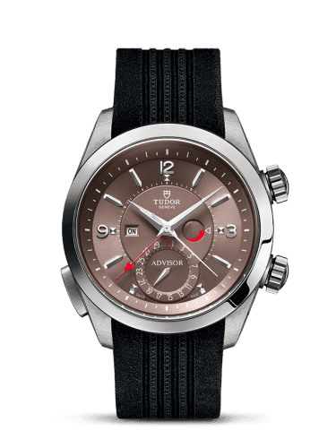 Tudor Heritage Advisor Stainless Steel / TItanium / Cognac / Silk