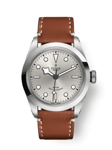 Tudor Heritage Black Bay 41 Silver / Brown Leather